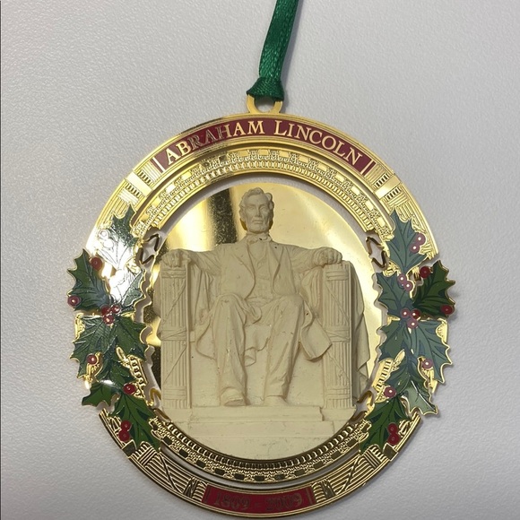 White House Historical Association 2009 Abraham Lincoln Holiday Ornament - Picture 2 of 7
